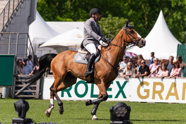 182 Philipp Weishaupt on Chaquitos PS (GER) during the TSCHIO 2026 (CHIO 2026) - 2nd Qualifier Rolex Grand Prix - CSI5* - Jumping competition with jump-off at the Allianz Park in Aachen, Germany Copyright: xMartinxPitschx xSPPx Sportspressphoto_152443