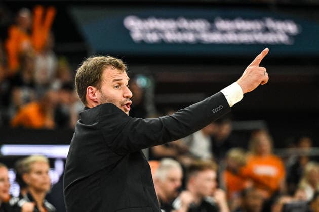 GER, BBL, Playoffs, ratiopharm Ulm vs BMA365 Bamberg Baskets 23.05.2026, ratiopharm arena, Neu-Ulm, GER, BBL, Playoffs, ratiopharm Ulm vs BMA365 Bamberg Baskets, im Bild Anton Gavel (Bamberg)