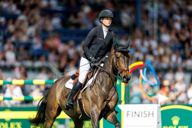 AACHEN - TSCHIO 2026, AACHEN - TSCHIO 2026 HINNERS Sophie (GER), Iron Dames Combella Stechen Jump-Off CSI5* - Jumping competition with jump-off 2nd Qualifier Rolex Grand Prix Aachen, Reitstadion Soers 23. May 2026 -