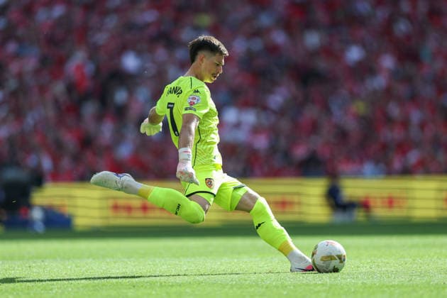 Hull City v Middlesbrough Sky Bet Championship Hull City goalkeeper Ivor Pandur during the Sky Bet Championship Play-Off Final between Hull City and Middlesbrough at Wembley Stadium, London. 23 05 2026 UK Newspapers OUT Copyright: xFocusxImagesx FIL-23464-0461