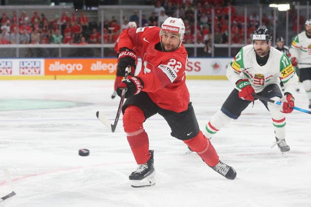 23.05.2026 Swiss Life Arena Zuerich , SCHWEIZ, Herren Eishockey IIHF World Championship, WM, Weltmeisterschaft Zurich 2026 Gruppe A SUI - HUN Nino Niederreiter (SUI)