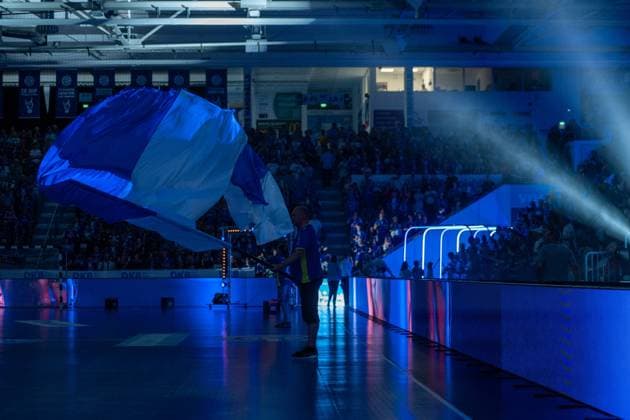 Vor dem Spiel, VfL Gummersbach vs. TSV GWD Minden, Daikin Handball Bundesliga, Herren , 30. Spieltag, 23.05.2026 Gummersbach NRW Deutschland