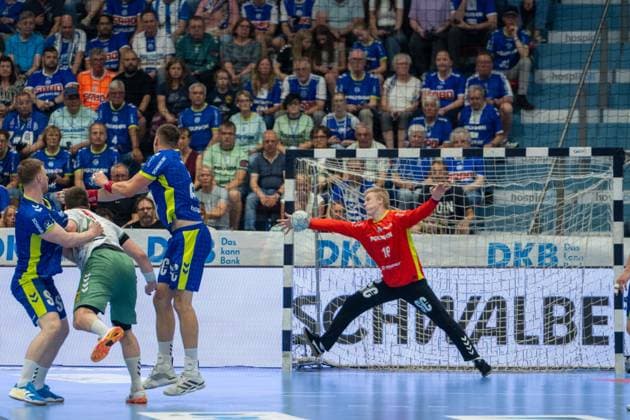 Bertram Obling, Torwart, (VfL Gummersbach 16), VfL Gummersbach vs. TSV GWD Minden, Daikin Handball Bundesliga, Herren , 30. Spieltag, 23.05.2026 Gummersbach NRW Deutschland
