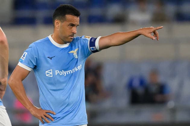 Pedro Eliezer Rodriguez Ledesma of SS Lazio gestures during the Serie A 2025 2026 football match between SS Lazio and Pisa SC 1909 at Stadio Olimpico in Rome (Italy), May 23, 2026. AndreaxStaccioli