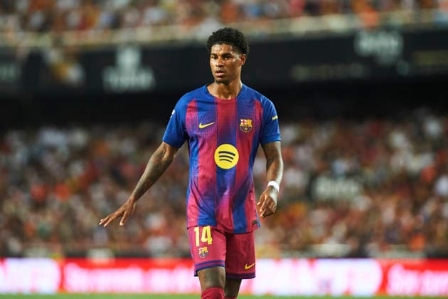 Marcus Rashford FC Barcelona, Barca during the LaLiga EA Sports match between Valencia CF and FC Barcelona at Estadio de Mestalla on May 23, 2026 in Valencia, Spain. (Photo by Maria Jose Segovia DeFodi Images) -
