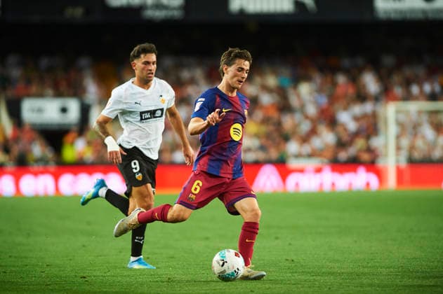 Pablo Paez Gavi FC Barcelona, Barca during the LaLiga EA Sports match between Valencia CF and FC Barcelona at Estadio de Mestalla on May 23, 2026 in Valencia, Spain. (Photo by Maria Jose Segovia DeFodi Images) -