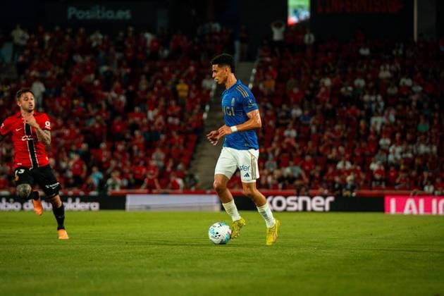 ESP: LaLiga EA Sports RCD Mallorca v Real Oviedo Ilyas Chaira of Real Oviedo during LaLiga EA Sports, between RCD Mallorca v Real Oviedo played at Son Moix Stadium in Mallorca on May 23th, 2026 in Spain; Mallorca Spain Futbol Copyright: xAgenciaxLOFx
