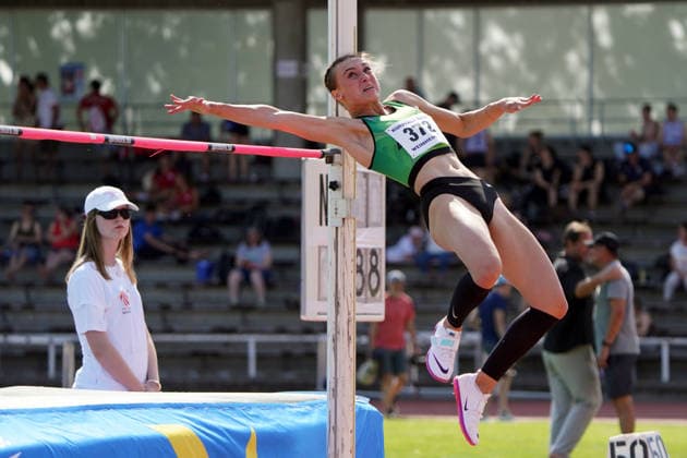 Leichtathletik, athletics, B U S Kurpfalz Gala , 23.05.2026 , Sepp Herberger Stadion Weinheim, Hochsprung Joana Herrmann, SV Teuto Riesenbeck,