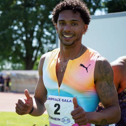 Leichtathletik, athletics, B U S Kurpfalz Gala , 23.05.2026 , Sepp Herberger Stadion Weinheim, Joshua Harmann ASV Köln