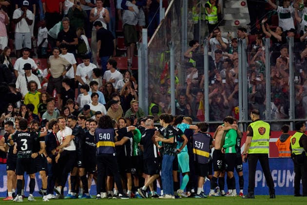 ESP: LaLiga EA Sports Girona v Elche CF elche celebrates during LaLiga EA Sports, between Girona v Elche CF played at Montilivi Stadium in Girona on May 23rd, 2026 in Spain; Girona CATALUNYA Spain Futbol Copyright: xEddyxKelelex xAgenciaxLOFx