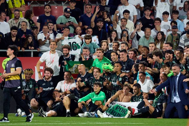 ESP: LaLiga EA Sports Girona v Elche CF elche celebrates during LaLiga EA Sports, between Girona v Elche CF played at Montilivi Stadium in Girona on May 23rd, 2026 in Spain; Girona CATALUNYA Spain Futbol Copyright: xEddyxKelelex xAgenciaxLOFx