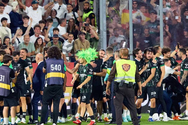 ESP: LaLiga EA Sports Girona v Elche CF elche celebrates during LaLiga EA Sports, between Girona v Elche CF played at Montilivi Stadium in Girona on May 23rd, 2026 in Spain; Girona CATALUNYA Spain Futbol Copyright: xEddyxKelelex xAgenciaxLOFx