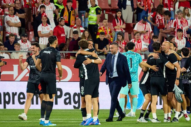 ESP: LaLiga EA Sports Girona v Elche CF elche celebrates during LaLiga EA Sports, between Girona v Elche CF played at Montilivi Stadium in Girona on May 23rd, 2026 in Spain; Girona CATALUNYA Spain Futbol Copyright: xEddyxKelelex xAgenciaxLOFx
