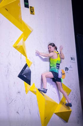 23.05.2026: Klettern - Bouldern: World Climbing Series Bern 2026 - Finale Damen Oceania Mackenzie (AUS) Bern Bern Expo Schweiz