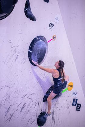 23.05.2026: Klettern - Bouldern: World Climbing Series Bern 2026 - Finale Damen Brooke Raboutou (USA) Bern Bern Expo Schweiz