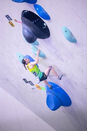 23.05.2026: Klettern - Bouldern: World Climbing Series Bern 2026 - Finale Damen Oceania Mackenzie (AUS) Bern Bern Expo Schweiz