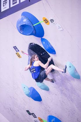 23.05.2026: Klettern - Bouldern: World Climbing Series Bern 2026 - Finale Damen Erin Mcneice (GBR) Bern Bern Expo Schweiz