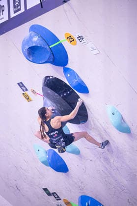 23.05.2026: Klettern - Bouldern: World Climbing Series Bern 2026 - Finale Damen Brooke Raboutou (USA) Bern Bern Expo Schweiz