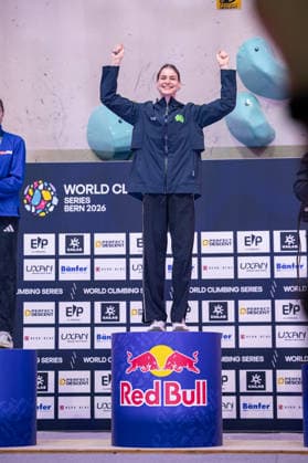 23.05.2026: Klettern - Bouldern: World Climbing Series Bern 2026 - Finale Damen Oceania Mackenzie (AUS) Bern Bern Expo Schweiz