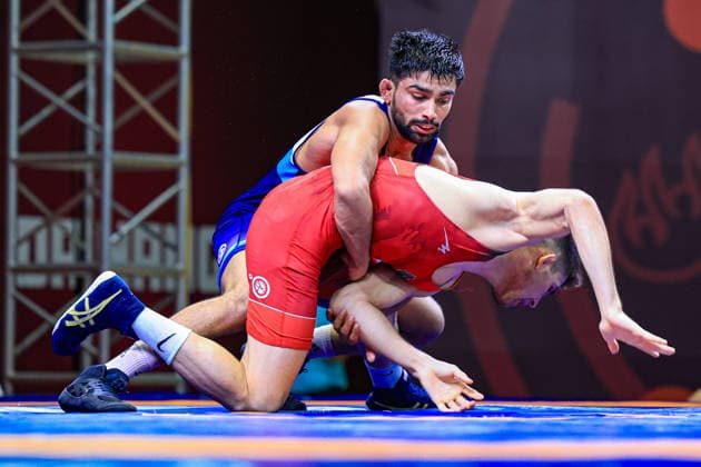 U23 Wrestling Asian Championships 55kg GR - Neeraj Patel (IND) df. Rasul Jorayev (TKM)