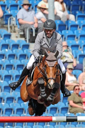 2. Platz, Phillipp Weishaupt (GER) mit Pferd Aberdeen Z, Preis des Handwerks, Youngster-Tour Finale CSIYH1* - Springprüfung mit Stechen für junge Pferde, Weltfest des Pferdesports, World Equestrian Festival, TSCHIO Aachen 2026, TSCHIO statt CHIO 2026, Aachener Soers, 22. bis 24. Mai 2026, Reitsport, 24.05.2026, Aachen Aachener Soers Deutschland