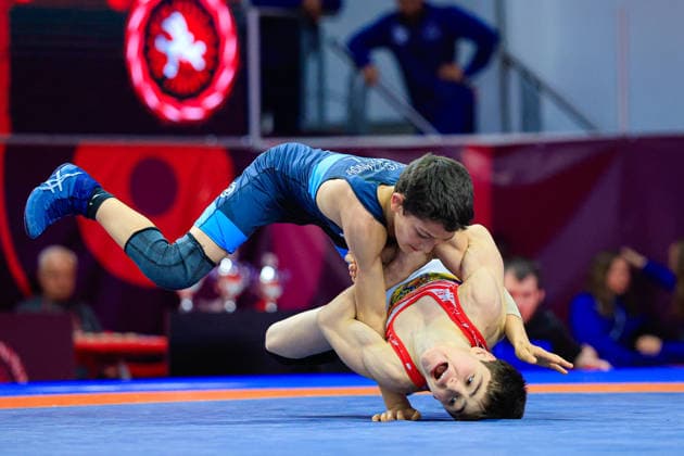 Ringen, U15 EM in Samokov U15 Wrestling European Championships 38kg FS - Mohammad Biysultanov (BEL) df. Norayr Gevorgyan (ARM)