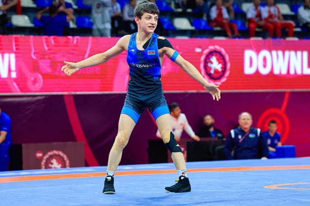 Ringen, U15 EM in Samokov U15 Wrestling European Championships 38kg FS - Yusuf Abdullayev (AZE)