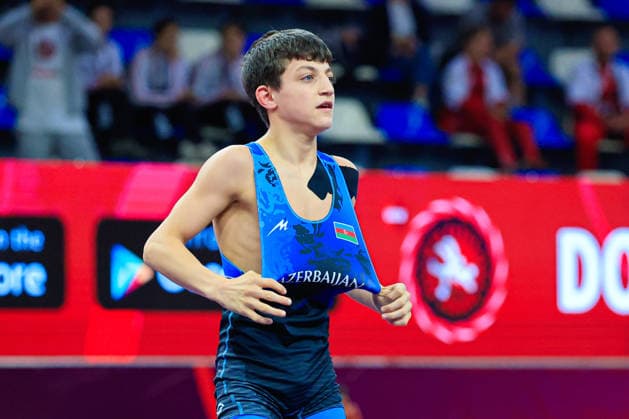 Ringen, U15 EM in Samokov U15 Wrestling European Championships 38kg FS - Yusuf Abdullayev (AZE)