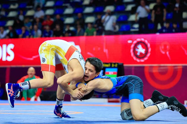 Ringen, U15 EM in Samokov U15 Wrestling European Championships 41kg FS - Simeon Radoslavov Velikov (BUL) df. Elman Kamran Ismayilov (AZE)