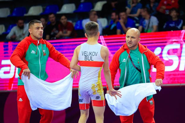 Ringen, U15 EM in Samokov U15 Wrestling European Championships 41kg FS - Simeon Radoslavov Velikov (BUL), Radoslav Velikov