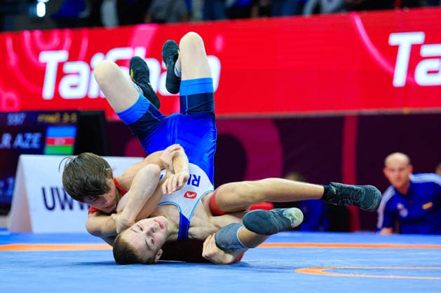Ringen, U15 EM in Samokov U15 Wrestling European Championships 44kg FS - Shamil Damurov (RUS) df. Arsen Pyzhuk (UKR)