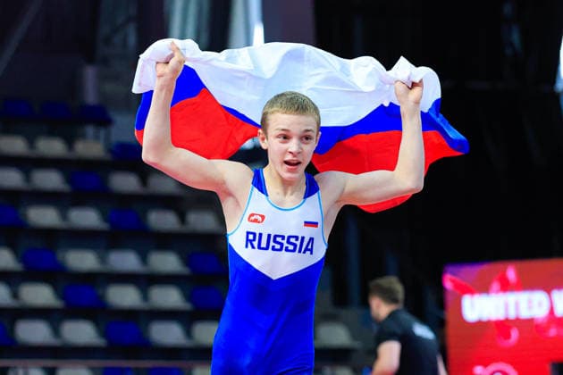 Ringen, U15 EM in Samokov U15 Wrestling European Championships 44kg FS - Shamil Damurov (RUS)
