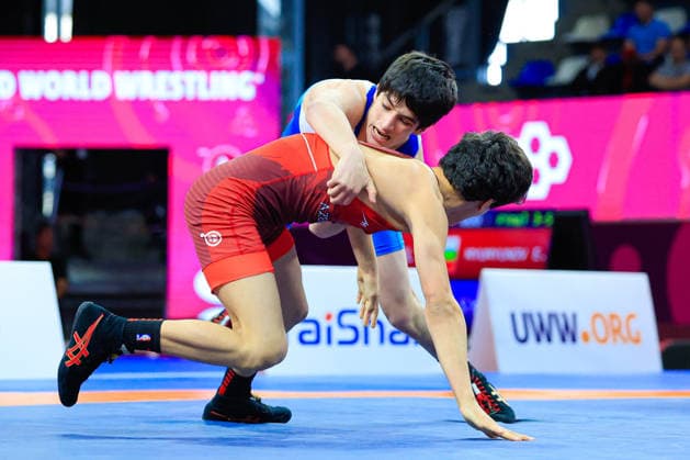 Ringen, U15 EM in Samokov U15 Wrestling European Championships 52kg FS - Badruddin Magomedov (RUS) df. Adam Guliyev (AZE)