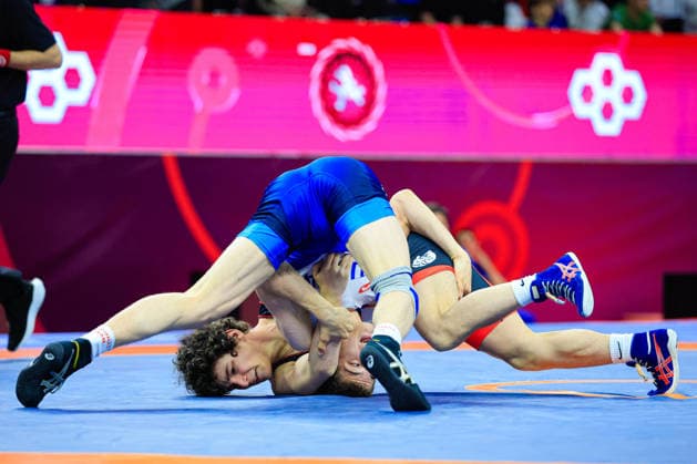 Ringen, U15 EM in Samokov U15 Wrestling European Championships 57kg FS - Adam Miziev (RUS) df. Giorgi Grigalashvili (GEO)