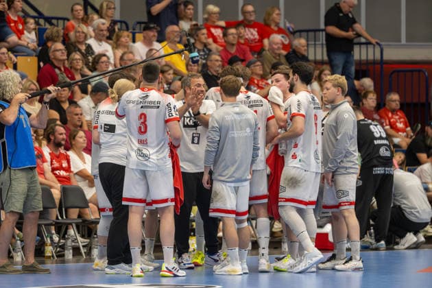 2. HBL (Handball-Bundesliga), Saison 2025 26, 32. Spieltag: Eulen Ludwigshafen gegen TuS Ferndorf