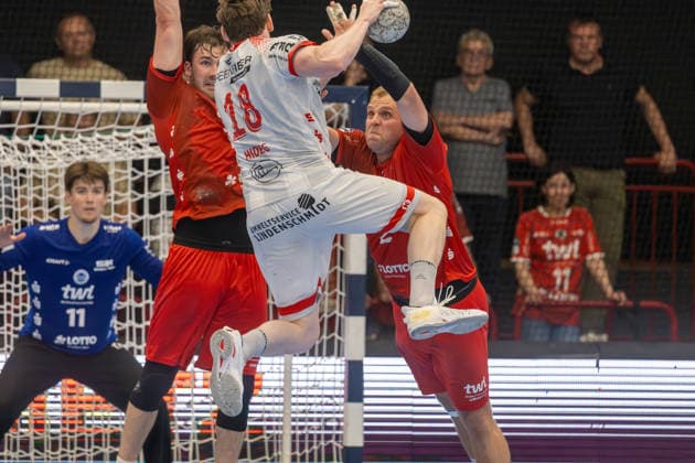 2. HBL (Handball-Bundesliga), Saison 2025 26, 32. Spieltag: Eulen Ludwigshafen gegen TuS Ferndorf
