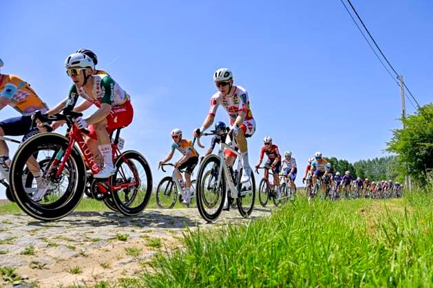 Grand Prix Criquielion 2026 Cycling Race LESSINES, BELGIUM - MAY 24 : Serrano Javier (ESP) of Team Polti VisitMalta, Rider of Pauwels Sauzen - Altez Industriebouw Cycling Team during the 58th edition of Grand Prix Criquielion an UCI Class 1.1 one day cycling road race for Men Elite of km with start in Ath and finish in Lessines on May 24, 2026 in Lessines, Belgium, 24 05 2026 Lessines Belgium  Copyright: xSesx