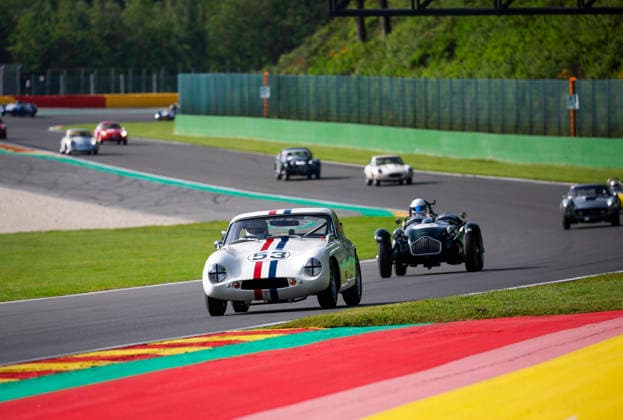 LE MANS CLASSIC SERIES 2026 - SPA-CLASSIC 53 GRANT Guy (gbr), HALES Mark (gbr), TVR Grantura Mk III 1965, The Gentlemen Challenge, action during the 2026 Spa-Classic, 2nd round of the Le Mans Classic Series 2026, from May 22 to 24 in Circuit de Spa-Francorchamps, in Stavelot, Belgium - StavelotBelgium  Copyright: xGREGORYxLENORMANDx