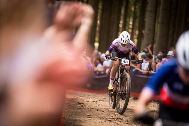 World Cup cross country mountain elite women s race, Vysocina Arena, Nove Mesto na Morave, May 24, 2026. Jitka Cabelicka from Czech republic. (CTKxPhoto JaroslavxSvoboda) CTKPhotoP2026052403652  CTKPhotoP2026052403652