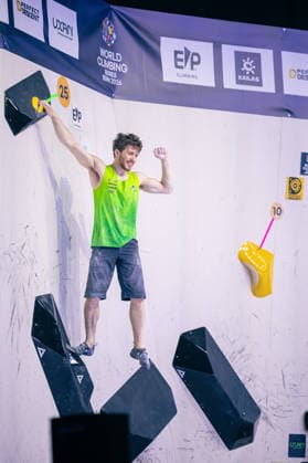 24.05.2026: Klettern - Bouldern: World Climbing Series Bern 2026 - Halbfinale Herren Slav Kirov (BUL) Bern Bern Expo Schweiz