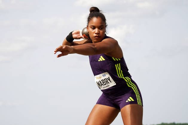 Rehlingen, Leichtathletik, athletics, Track and Field, 61 Internationales Pfingstsportfest, 24.05.2026, Bungerstadion Rehlingen-Siersburg, Kugelstossen Frauen, Yemisi Mabry MTG Mannheim , Deutschland