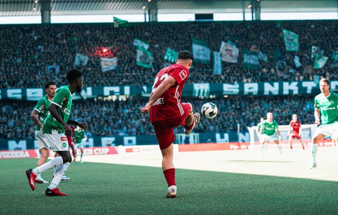 BERN, SWITZERLAND - MAI 24 : Theo Barbet of Stade Lausanne-Ouchy in action during the final Switzerland Cup match between FC Stade Lausanne-Ouchy v FC St-Gallen at Stadion Wankdorf Bern on Mai 24th, 2026 in Bern, Switzerland (Photo by Lara Tissières Press Photo) Copyright: xLaraxTissièresx xSPPx Sportspressphoto_153946