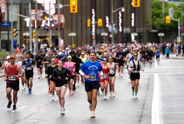 May 24, 2026, Ottawa, On, CAN: Runners start the Ottawa Marathon in Ottawa, on Sunday, May 24, 2026. Canada News - May 24, 2026  - ZUMAc35_ 0857449682st Copyright: xJustinxTangx