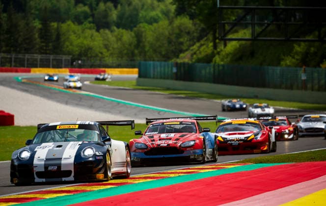 LE MANS CLASSIC SERIES 2026 - SPA-CLASSIC 16 FATEMI Dr Afschin (deu), Aston Martin V12 Vantage GT3 2012, GT3-GEN2, GT3 Revival, action during the 2026 Spa-Classic, 2nd round of the Le Mans Classic Series 2026, from May 22 to 24 in Circuit de Spa-Francorchamps, in Stavelot, Belgium - StavelotBelgium  Copyright: xGREGORYxLENORMANDx