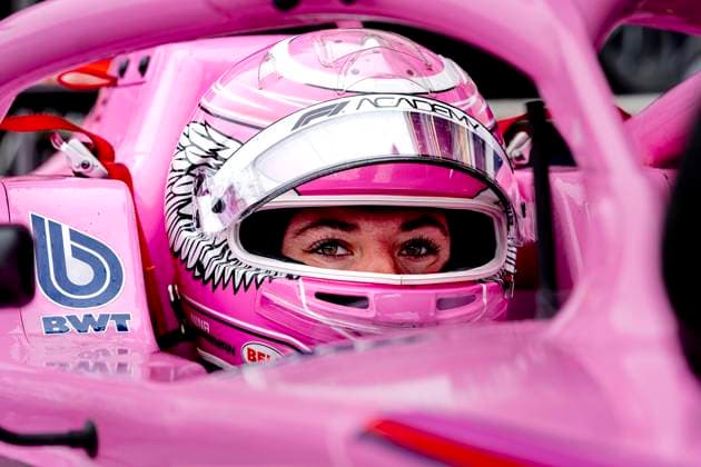 Sport Bilder des Tages MONTREAL - Alpine Formula Academy driver Nina Gademan during the Formula 1 Canada F1 Academy at the Circuit Gilles Villeneuve on May 24, 2026 in Montreal, Canada. (Photo by DeFodi Images) -