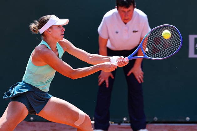 2026.05.24 Paryz Tenis French Open Roland Garros 2026 Tereza Valentova - Magda Linette N z Magda Linette Foto Pawel Andrachiewicz PressFocus 2026.05.24 Paris Tennis - French Open Roland Garros 2026 Tereza Valentova - Magda Linette Magda Linette Credit: Pawel Andrachiewicz PressFocus NEWSPIX.PL --- newspix.pl