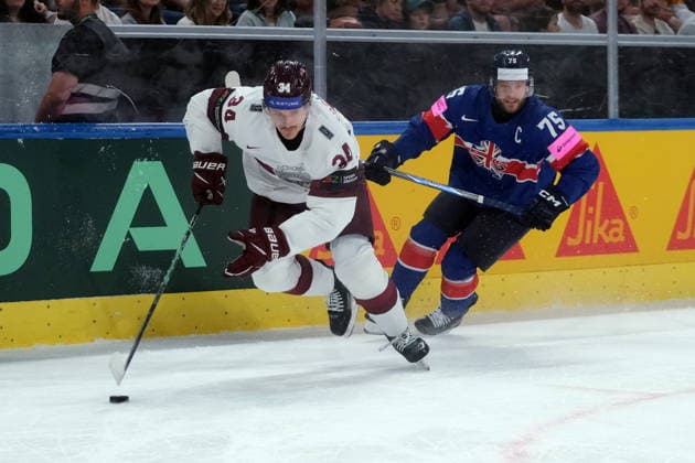 IIHF - World Championship, WM, Weltmeisterschaft - Great Britain vs Latvija - Eduards Tralmaks Zurich Swiss Life Arena Zürich Schweiz Copyright: xSergioxBrunettix