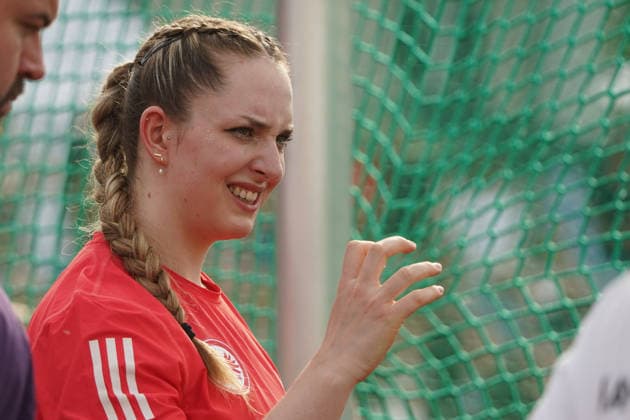 Rehlingen, Leichtathletik, athletics, Track and Field, 61 Internationales Pfingstsportfest, 24.05.2026, Bungerstadion Rehlingen-Siersburg, Diskuswurf Frauen, leia braunagel Deutschland