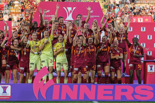 Vicenza 24 05 2026 - finale Coppa Italia femminile Juventus-Roma foto Image nella foto: Roma