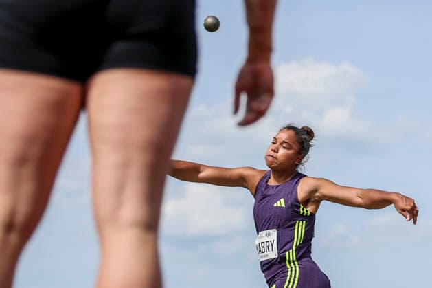 REHLINGEN , GERMANY - MAY 24: Yemisi Mabry (GER MTG Mannheim) during the 61. Internationales Pfingstsportfest on 24.05.2026 at the Bungertstadion in Rehlingen-Siersburg (Saarland Deutschland). Saarland Deutschland Copyright: xAxelxKohringx